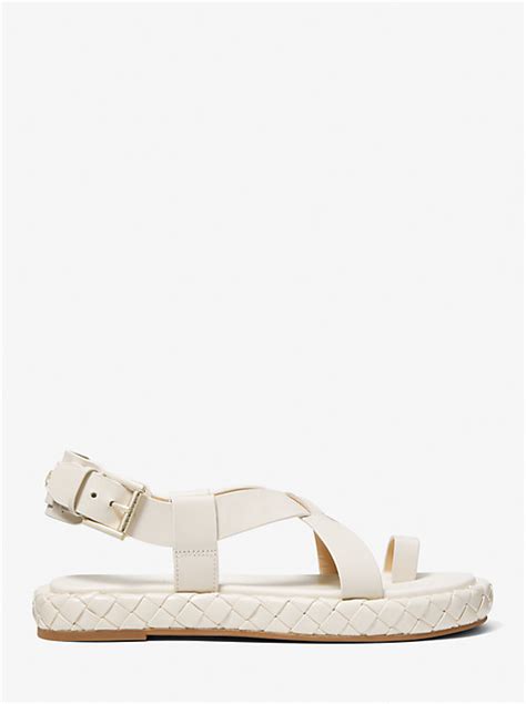 michael kors bernadette leather sandal|michael kors macy's.